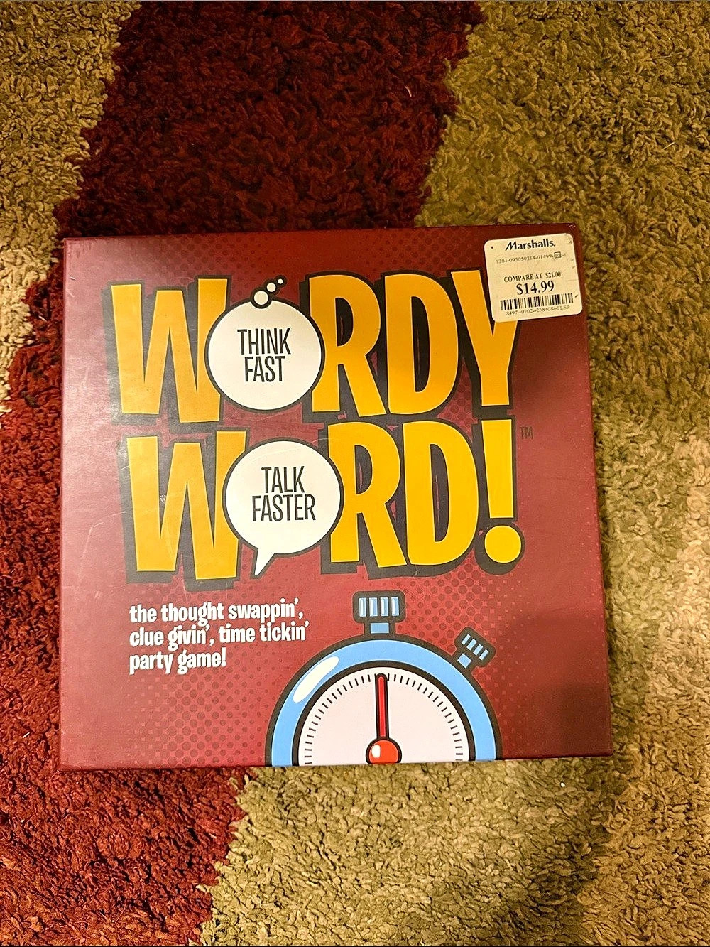 The Good Game Company Wordy Word! Board Game Red Party